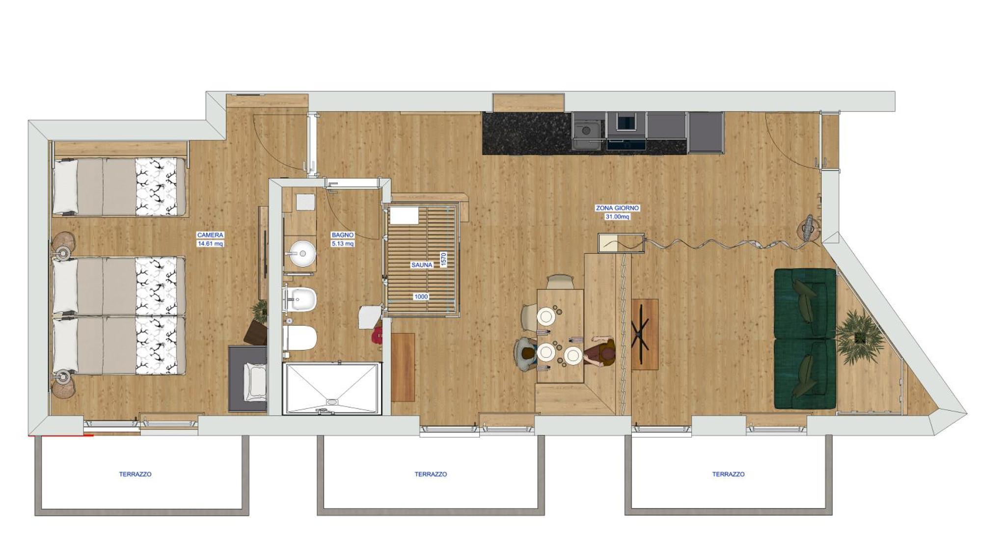 Cesa Dele Angele Apartment Colle Santa Lucia